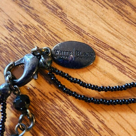 WHBM Faceted Stone and Beaded Necklace COCKTAIL HOUR CHIC - Picture 3 of 8